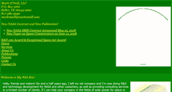 Desktop Screenshot of markoneill.com